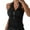 A01-Black, variant on JGGSPWM Women Sleeveless Tank Tops Raceback Tees Ribbed Knit Tunic Zip Up V Neck Camisole Solid Shirts Halter Tshirts Brown XXL
