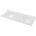 thumbnail image 4 of Avanity EUT61CW-RS 61" Engineered Stone Vanity Top - Cala White, 4 of 4