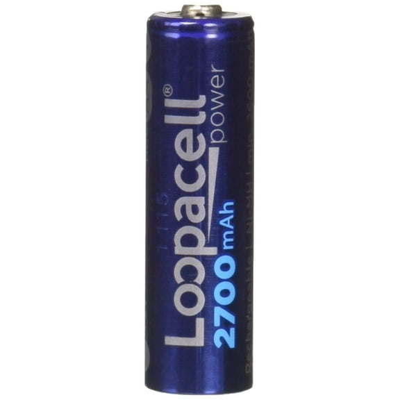 Loopacell AA Ni-MH 2700mAh Rechargeable Batteries 4 Pack