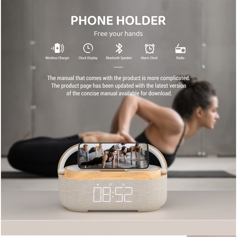 Imego 6-in-1 Wireless Charger Bluetooth Speaker photo 6