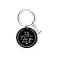thumbnail image 3 of Creative DIY To My SON Black Stainless Steel Last Name 26 Letter Keychain 2.5cm, 3 of 8