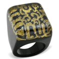 thumbnail image 1 of Women Resin Ring with No Stone in Topaz - Size 6, 1 of 1