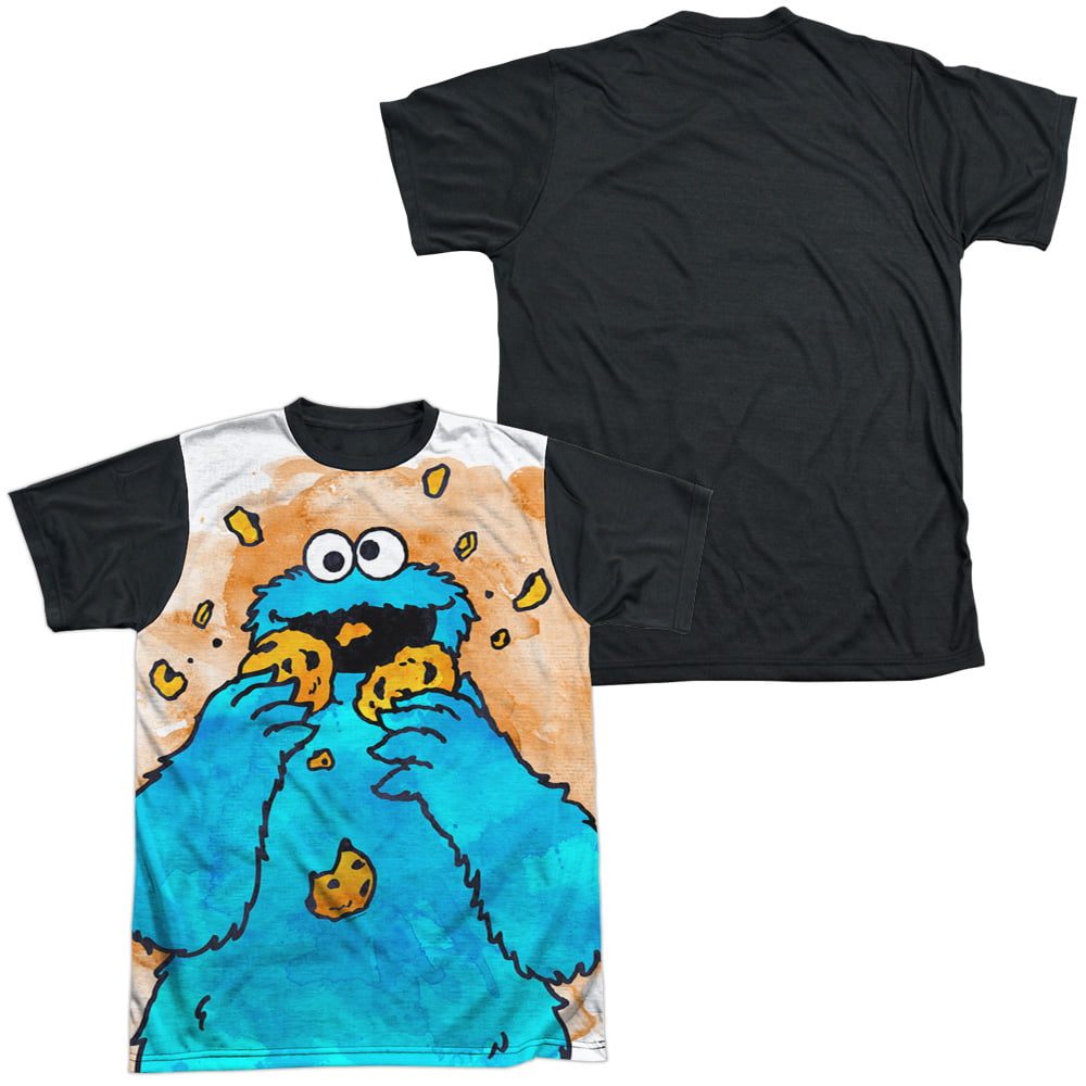 Cookie Crumbs Adult Long Sleeve T-Shirt Sesame Street