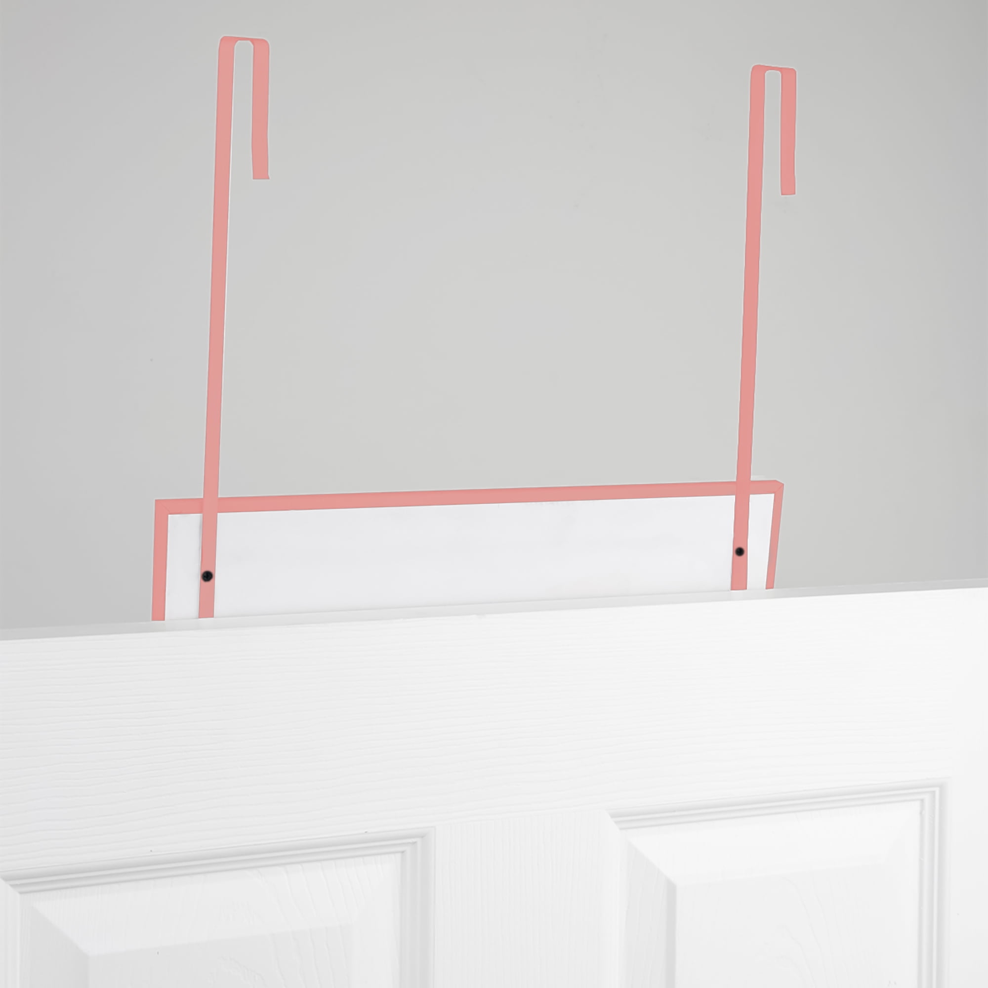 (4 pack) Mainstays 14.25" x 50.25" Pink Over the Door Mirror