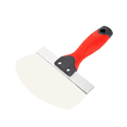thumbnail image 1 of 2PCS Bucket Scoop for Drywall, Plaster Stainless Steel Bucket Scoop - 6.5 Inch Curved Contoured Blade for Paint, Mortar, 1 of 5