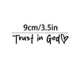 thumbnail image 6 of 4PCS Trust in God Rearview Mirror Sticker, Black Car Accessories, Car Rear View Mirror Decal for Women Men, 6 of 9