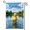 C, variant on XaaKee Yard Flag, Fluffy Baby Duckling Shallow Lake Garden Flag, Double-sided High-Quality White Linen Yard Flags, Outdoor Welcome Banner, 12x18Inch