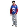 thumbnail image 3 of Brooklyn Cloth Men's Hard Knocks Football Jersey, V Neck, Short Sleeve, Relaxed Fit, Royal, Medium, 3 of 5
