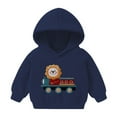 thumbnail image 2 of WRKEKC Hoodies for Toddlers Print Pullover Hoodie Comfortable Soft Cozy Long Sleeve Sweatshirts for Fall Winter 2-7 Years, 2 of 5