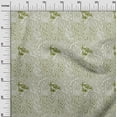 thumbnail image 2 of oneOone Viscose Chiffon Olive Green Fabric Leopard Animal Skin Sewing Material Print Fabric By The Yard 42 Inch Wide, 2 of 4