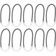 thumbnail image 2 of Zipper Pullers 10Pcs U-Shaped Luminous Ropes For Outdoor Use And DIY Projects With Simple Design, 2 of 4