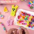 thumbnail image 4 of 1000Pcs Pony Beads for Bracelets, Multi-Colored Plastic Pony Beads Bulk, 6×9mm Friendship Bead for Jewelry Making for DIY Hair Braiding Keychains Necklaces Crafts Party Supplies, 4 of 8