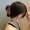 thumbnail image 5 of Clip de garra de mariposa para mujer: lindo clip de garra pequeño antideslizante para cabello largo y grueso y rizado con estilos de cabello fino, 5 of 5
