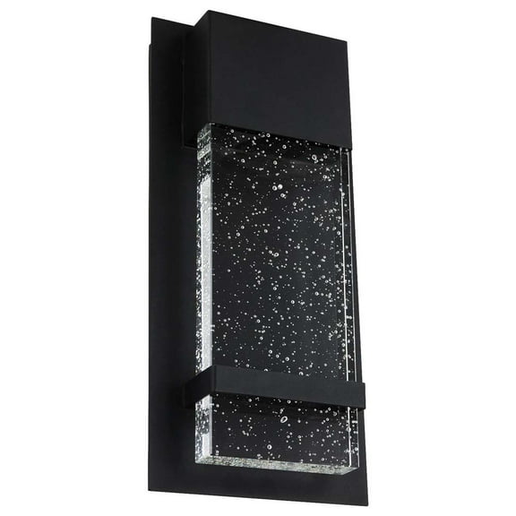 Sunlite 81223-SU 12w 100-277v LED Wall Sconce Black Finish - 5000k Super White Light