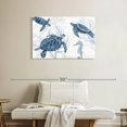 thumbnail image 2 of Elephant Stock Deep Blue Sea I On White Wall Art - Horizontal Canvas Wall Art - Hallway Wall Decor - Animal Canvas - White And Blue Decor By Tara Reed - 36" x 24", 2 of 8