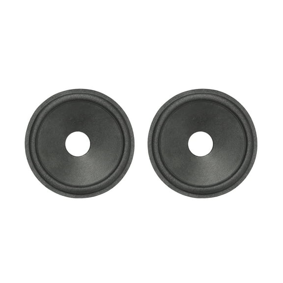 2.5" Paper Speaker Cone Subwoofer Cones Drum Paper 0.5" Voice Coil Diameter with Cloth Surround 2 Pcs