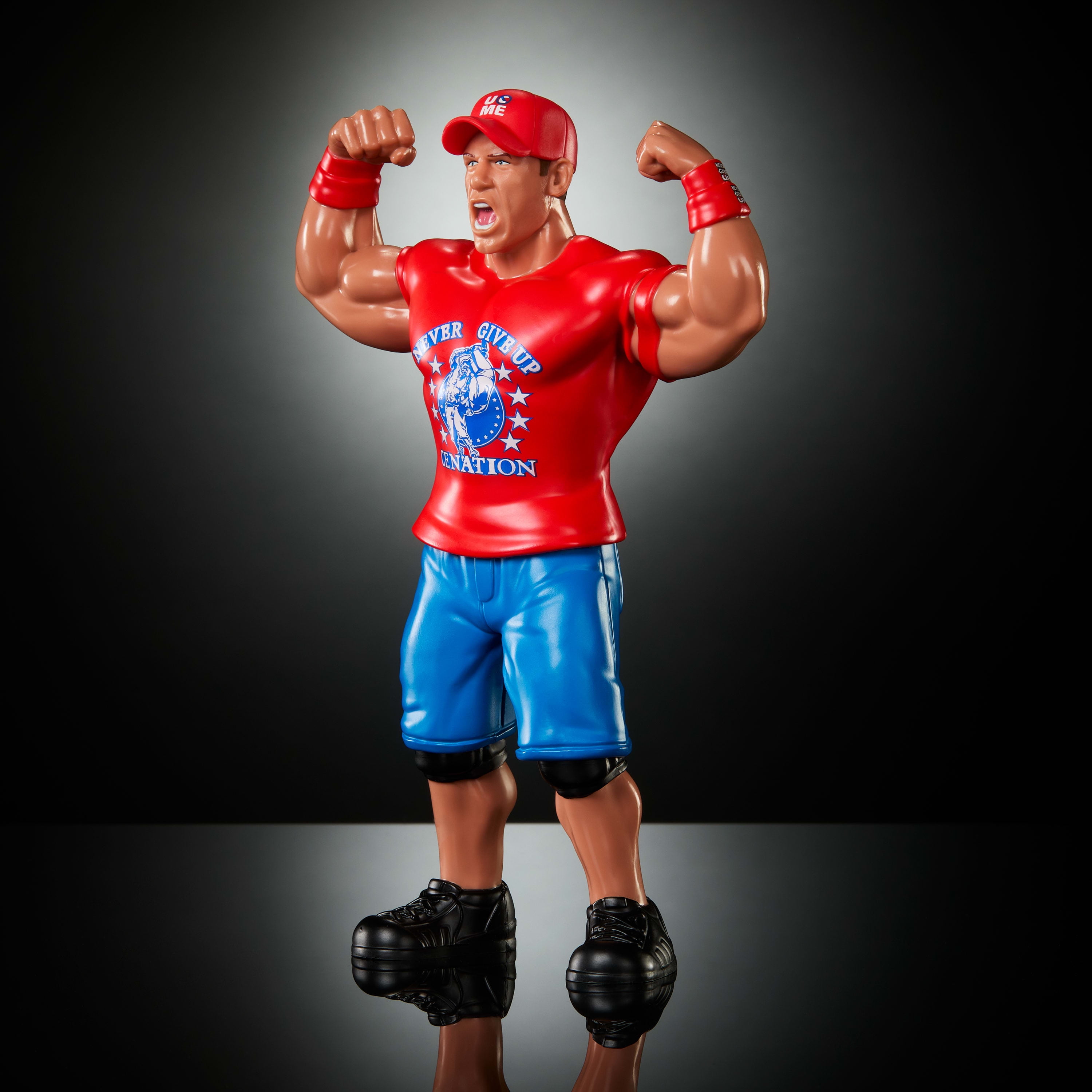 WWE LJN Superstars John Cena Action Figure, 1980s Retro 8-inch Collectible Toy - Walmart Exclusive