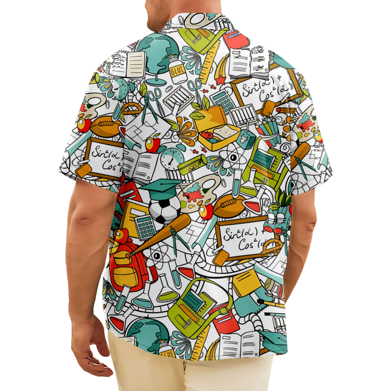 Men's Hawaiian Shirt Hawaiian Bowling Shirts for Men Short Sleeve