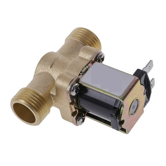 1PC DC 12V 24V AC G1/2'' Brass Electric Solenoid Valve For Solar Water Heater ,Offering Precision and Performance