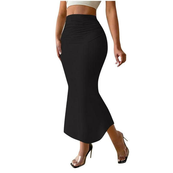 Drses‌‌ ‌‌‌‌‌‌‌‌‌‌‌‌‌‌‌‌‌‌‌‌‌‌‌‌‌‌‌Women's Sexy Fishtail Maxi Skirt - Stretchy Bodycon High Waist Skirt for Street Style & Date Night