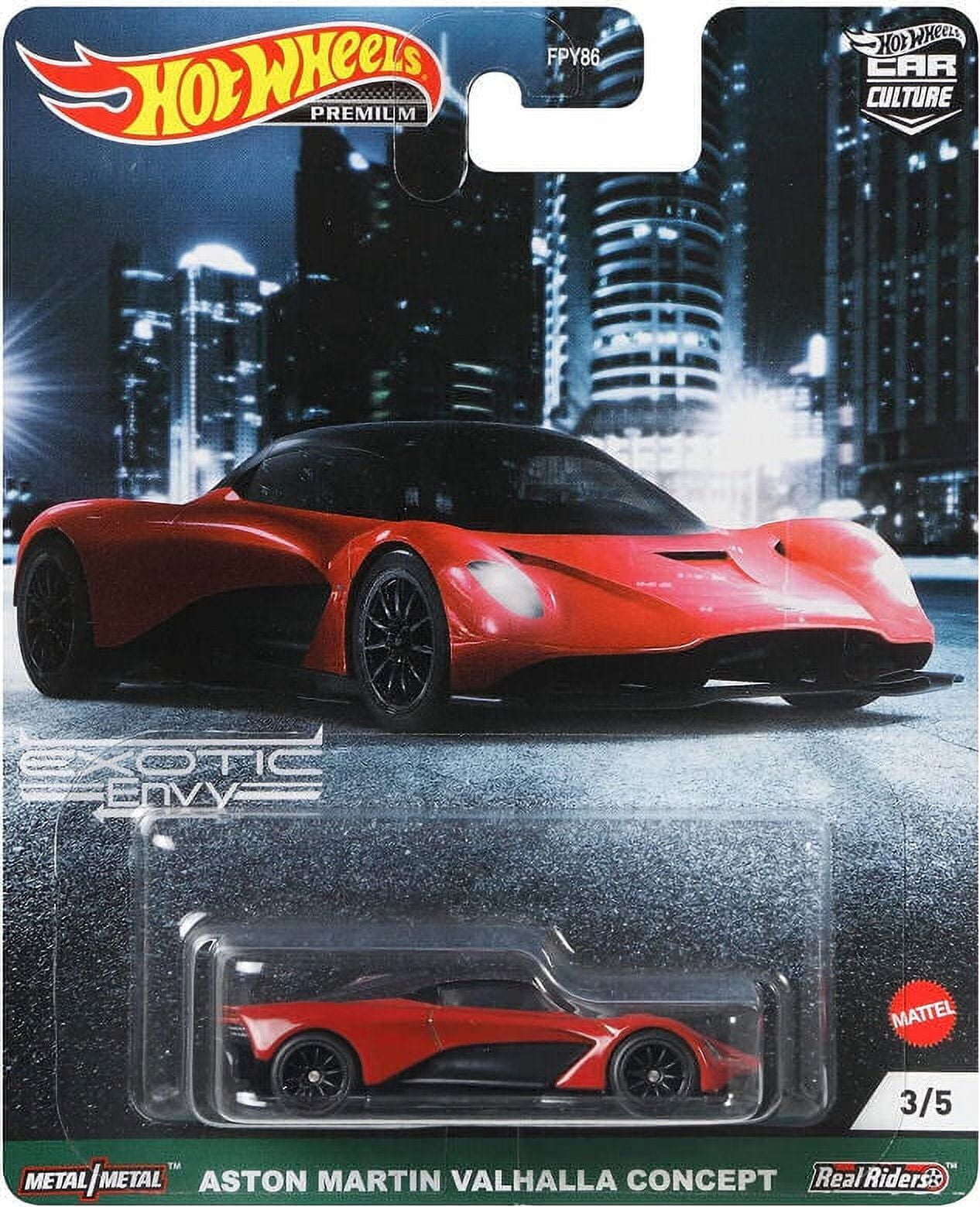 Hot Wheels Premium Car Culture 2021 - Exotic Envy - 957D Set of 5