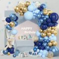 thumbnail image 2 of 133 PCS Globos de Cumpleaños, Decoracion Cumpleaños Hombre. Globos Metalicos Azul, Decoracion Fiesta y Cumpleaños para Cumpleaños Aniversarios Revelación de Sexo Graduación Año, 2 of 4
