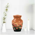 thumbnail image 6 of JAGASY Orange Rose Funeral Urn for Siblings - Small Urns for Human Ashes Keepsake - Orange Flowers Miniature Urn for Brother - Memorial Cremation Urns for Sister - (3 Inch), 6 of 7