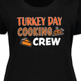 thumbnail image 4 of Inktastic Thanksgiving Turkey Day Cooking Crew with Turkey and Pumpkin Pie Women's Plus Size T-Shirt, 4 of 5