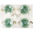 thumbnail image 3 of Disposable 10" Organic Hammered Collection Green with Gold RIM Plastic Diner/Meal Plates for Elegant parties, Weddings & All occasions.: 60CT, 3 of 5