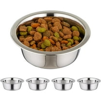 IRIS USA Stainless Steel Dog Bowls - 5 Pack, 16 oz Small Stainless Steel Dog Bowls