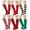 Red, variant on Womens Thick Comfortable Soft Fuzzy Cozy Calf High Winter Plush Socks 6 Pairs Christmas Style Size 9-11