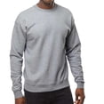 thumbnail image 3 of Hanes Perfect Sweats Crewneck Sweatshirt, Men's Long Sleeve Pullover Fleece, Light Steel, S, 3 of 5
