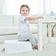 thumbnail image 6 of BlueSnail Anti-Slip Sturdy Toddler Two Step Stool for Unisex Kids and Toilet Potty Training (White), 6 of 12