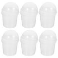 thumbnail image 2 of Miangastore 6pcs Plastic Cups with Dome Lids Ice Cream Cups Snack Bowl Popcorn Container, 2 of 9