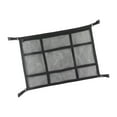 thumbnail image 1 of Almencla Car Ceiling Cargo Net Pocket Easy Installation Interior Accessories 35.4"x25.6" Black, 1 of 8