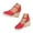 Red, variant on Dakaela Closed Toe Wedge Sandals for Women Woven Hollow out Platform Espadrilles 2026 Arch Support Summer Casual High Heels Size 6-10