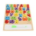 thumbnail image 3 of 2 Rompecabezas De Palabras Del Alfabeto De Madera, Actividades Montessori Para Los Mejores Regalos Sunnimix Bloque de rompecabezas a juego, 3 of 8