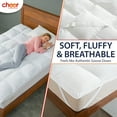 thumbnail image 3 of 230TC Luxurious Down Alternative Mattress Topper - Assorted Sizes - By Cheer Collection, 3 of 5