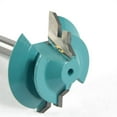 thumbnail image 2 of QualitChoice 1/4x1-1/2 45˚ 6.35mm Shank Router Bit Hard Alloy Milling Cutter for WoodworkingM, 2 of 6