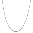 thumbnail image 6 of 925 Sterling Silver Rhodium-plated 1.5mm Diamond-cut Spiga Chain 24 Inch, 6 of 7
