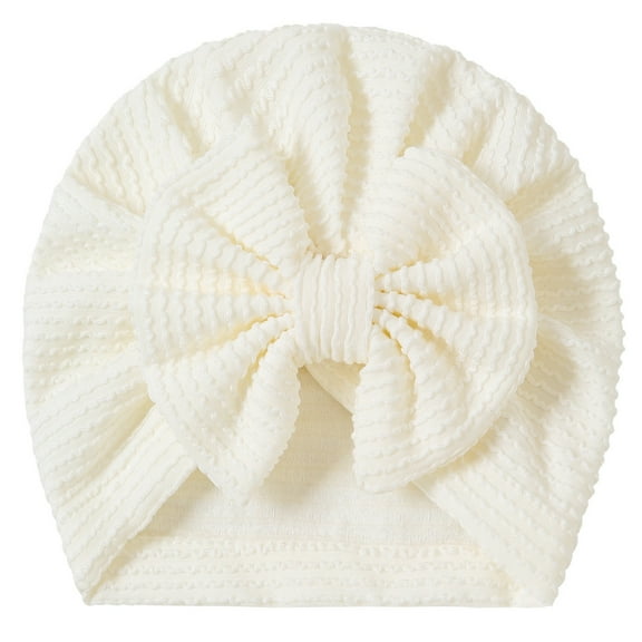 YUNAFFT Girls Headband Hat Soft Stretchy 0-18M Knit Bow Design Pure Color Infant Baby Accessories
