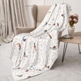 thumbnail image 3 of Sikiie Dachshund Dog Puppy Cozy Flannel Fleece Throw Blanket: Lightweight & Thick for All Seasons - Perfect for Women, Men, & Kids"80"x60", 3 of 6