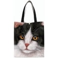 thumbnail image 1 of Fourre-tout en Toile Chat Noir et Blanc, 1 of 1