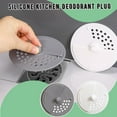 thumbnail image 2 of QHUDLV Hair Filter Sink Blocking Strainer,Universal Silicone Sink Drain Plug Cover,Bathtub Drain Shower Stopper,Toilet F Floor, 2 of 9