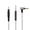 White, variant on Replacement Braided Audio Cable with Mic and Remote Volume Control for Shure SRH840A SRH440A SRH940 Headphones, Black