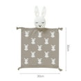 thumbnail image 6 of Baby Security Blankets Newborn Adorable Soft Rabbit Knitted Bib Stuffed Towels Comforter Bedtime Cuddle Toy Infant Boy Girl Gift Baby Comfort Appeased Towel 30*30CM, 6 of 9
