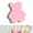 100 Sheets#07, variant on Bear Shape Sticky Notes, 100 Pcs 3×3 Inches Bright Colors Self-Stick Pads, Restickable Reusable Memo Notes for Home Office Notebook Daily Use