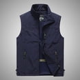 thumbnail image 2 of Chaleco de primavera y otoño para hombre, chaleco informal para exteriores para fotografía de jóvenes y mediana edad, chaleco de pesca, chaqueta deportiva para hombre, 2 of 6