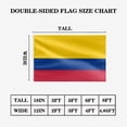 thumbnail image 7 of Livetty Double Sided 3 layers Flags 3x5 Ft Colombia Flags Banner for Yard Decoration Garden Display For World Soccer Play, 7 of 7