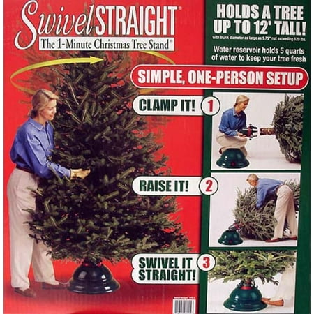 Swivel Straight 1-Minute Christmas Tree Stand - For Trees Up To 12 Swivel Straight 1-Minute Christmas Tree Stand - For Trees Up To 12' - Swivel Straight 1-Minute Christmas Tree Stand - For Trees Up To 12
